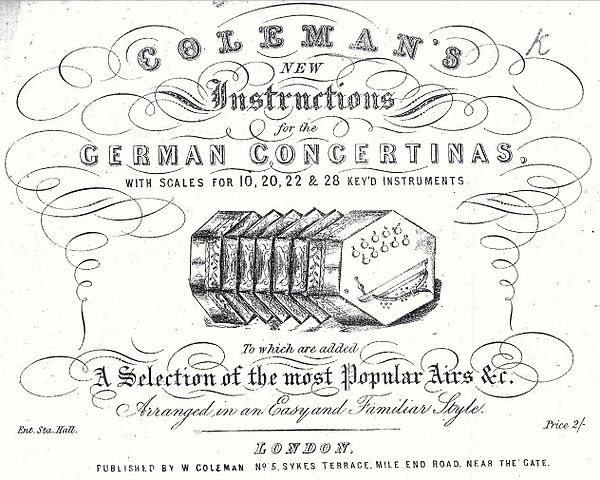 The Golden Age of Irish Concertina Playing 1870 - 1930
