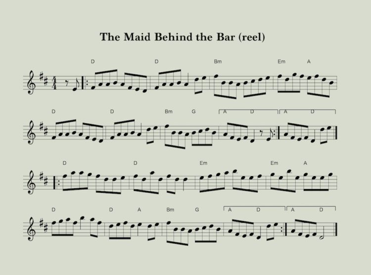 Iconic Irish Session Tunes The Maid Behind The Bar Reel