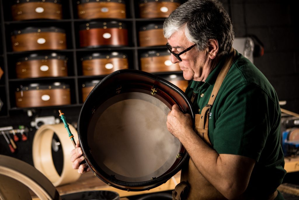 Paraic McNeela Irish bodhran drum - tuner and crossbar