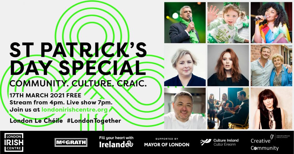 London Irish Centre St Patirick's Day Festival 2021