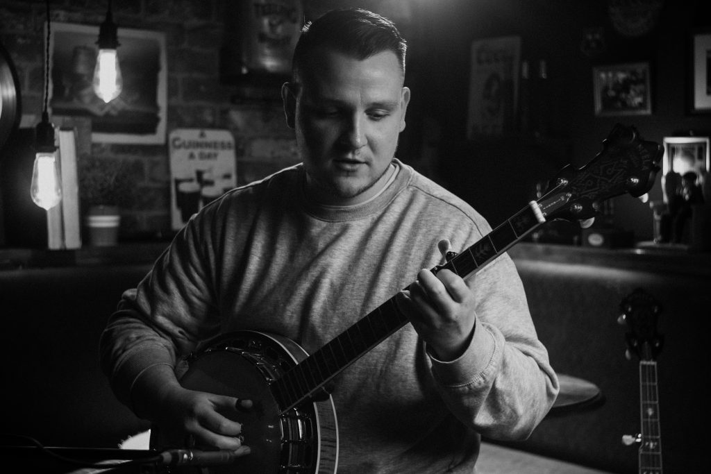 Ryan McCauley on the 5 String Banjo at McNeela Studios