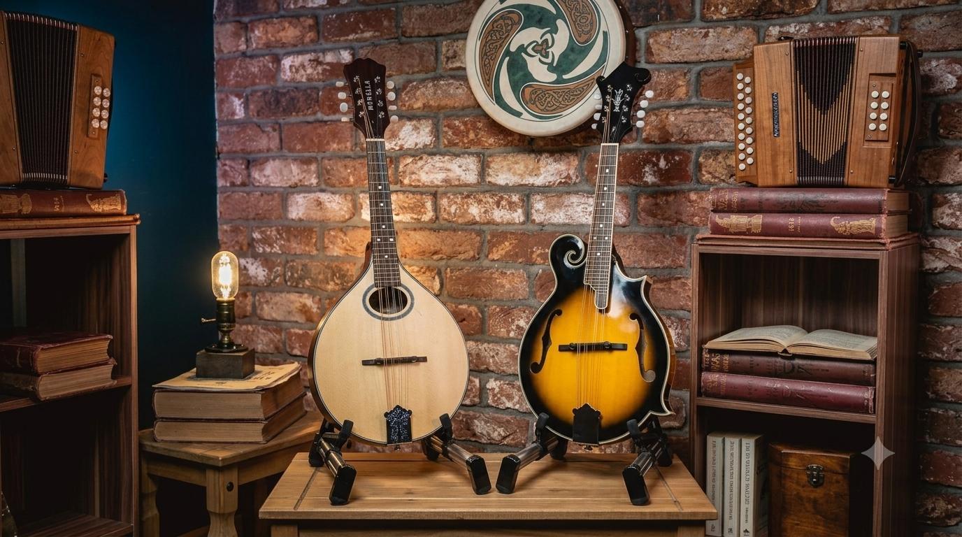 A-Style vs. F-Style Mandolin: Which Is Best for Irish Traditional Music? image